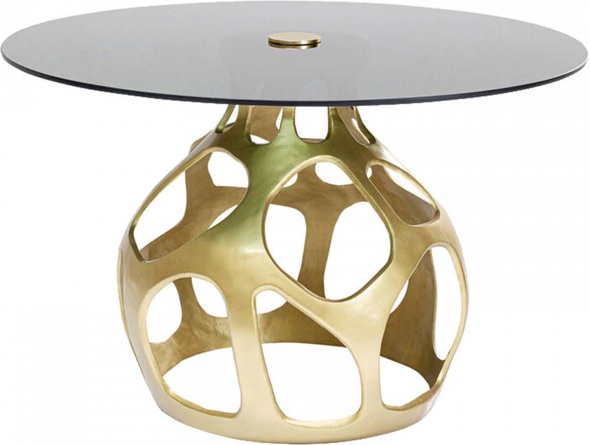 Kare Design Eettafel Volcano Gold