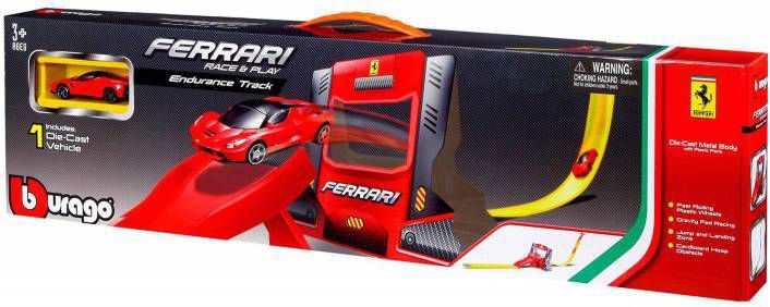 Bedankt stel je voor mooi zo Merkloos Burago Ferrari Track Set Schaal 1 - Meubelmooi.nl
