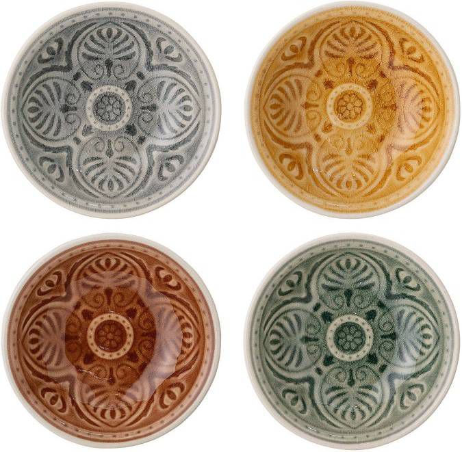 Bloomingville schaal Rani(Ø9 cm)(set van 4 )