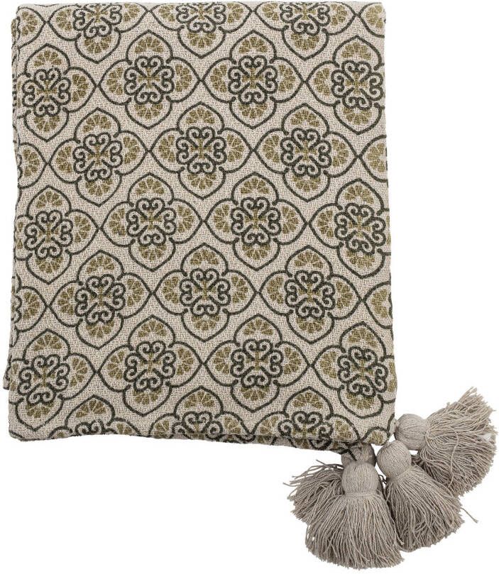 Bloomingville Plaid Cila Groen 130 x 160