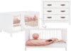 Bopita Babykamer Lucca 2 delig ombouwbaar 70 x 140 cm wit online kopen