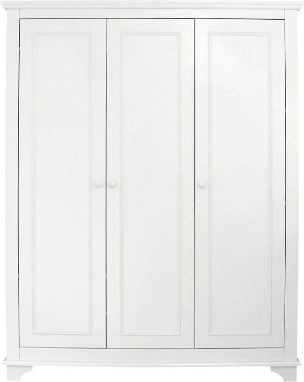 Bopita 3 deurs kledingkast Charlotte wit