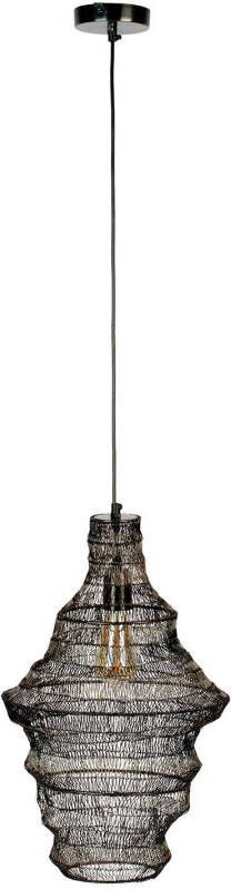 Dutchbone Hanglamp 'Luca' 36cm, kleur Zwart