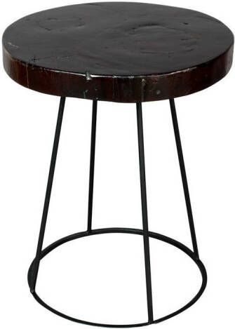 Dutchbone Bijzettafel 'Kraton', 40x50cm, kleur Zwart