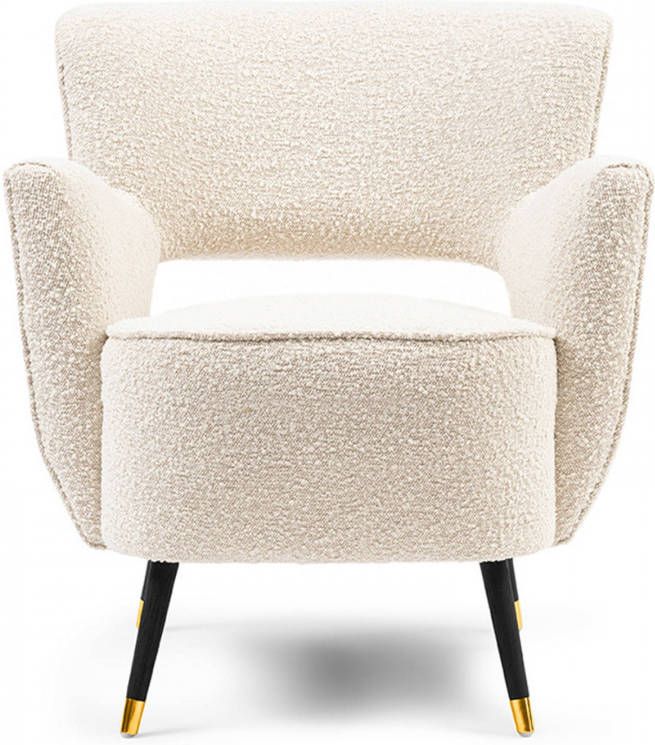 Riviera Maison Laurel Armchair White Sand 70.0x83.0x76.0 cm