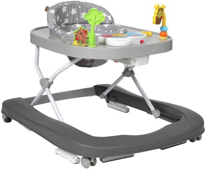 Topmark 2 in 1 loopstoel Lexi met elektronisch speelblad grey