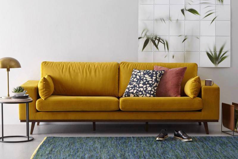 whkmp's own 3-zitsbank Torino velours