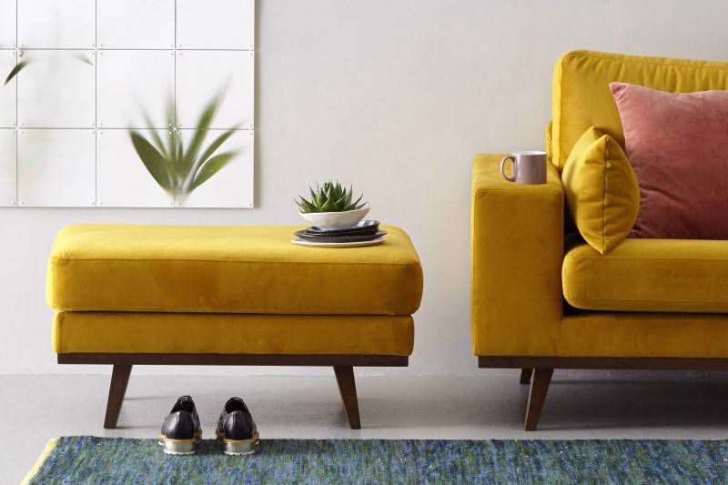 Wehkamp Home hocker Torino velours