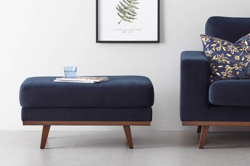 Wehkamp Home hocker Torino velours