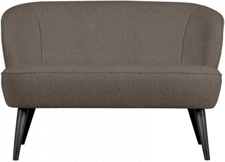 WOOOD Bankje 'Sara' Teddy, kleur Mud