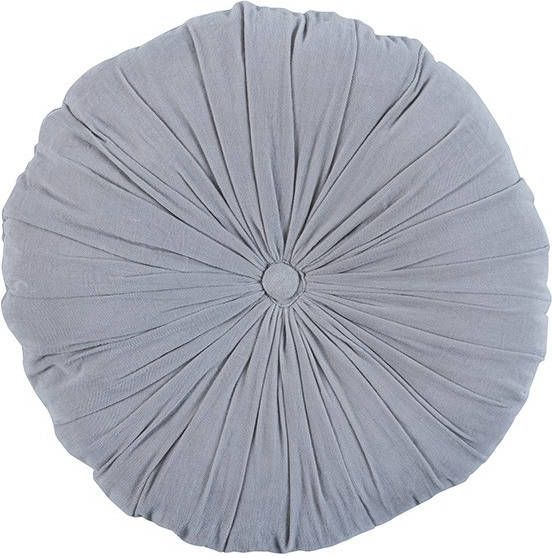 BePureHome Kussen Halo rond ashes micro velvetØ45 cm