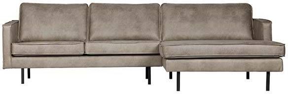 BePureHome Loungebank 'Rodeo' Rechts, PU, kleur Elephant skin