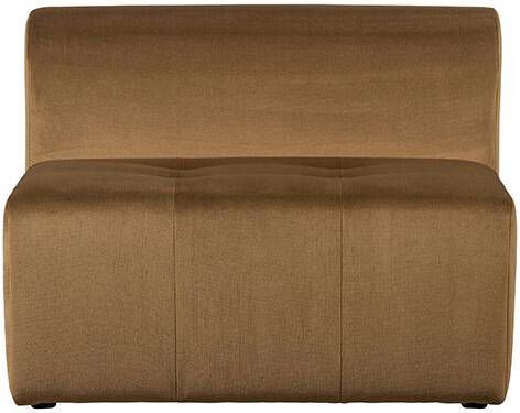 BePureHome Element Caleidoscoop 1 zits zonder arm velvet honey yellow