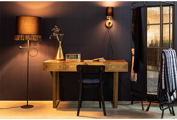 Dutchbone Sidetable Volan goud