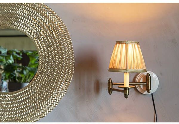 Dutchbone Wandlamp 'The Allis' Brass