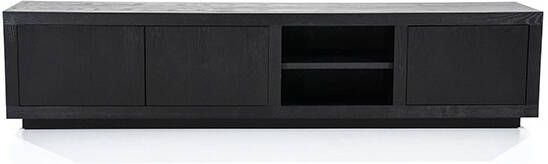 Eleonora Tv meubel Helsinki 2 deurs 1 lade zwart 200 cm