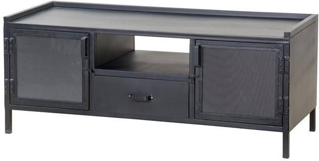 Trendhopper TV meubel Arizona 2 deuren/1 lade zwart
