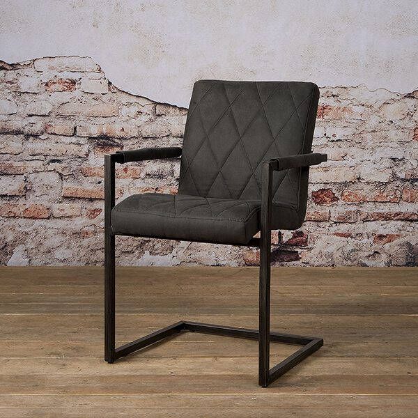 Towerliving Armstoel Lomba antraciet