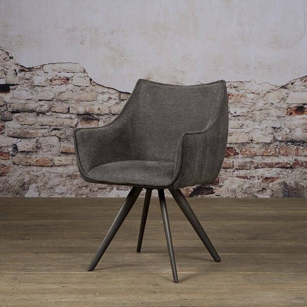 Towerliving Armstoel Riviera donkergrijs