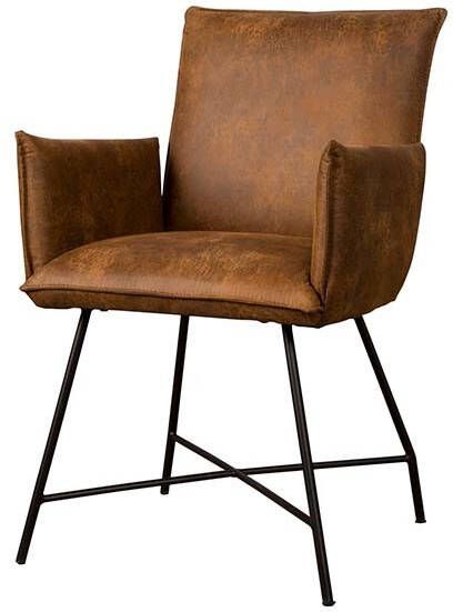Towerliving Armstoel Trofa cognac