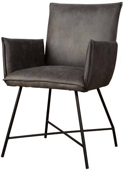 Towerliving Armstoel Trofa grijs