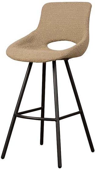 Towerliving Barstoel Campo schapenvacht lichtbruin