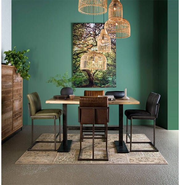 Towerliving Barstoel Ferro groen