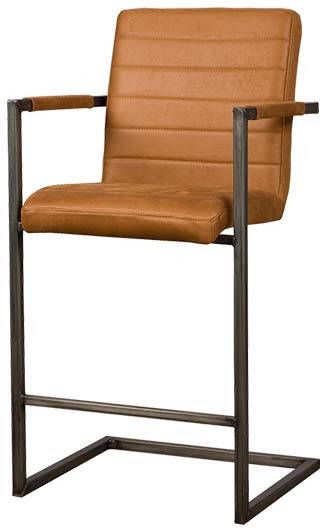 Towerliving Barstoel Rocca Bull cognac