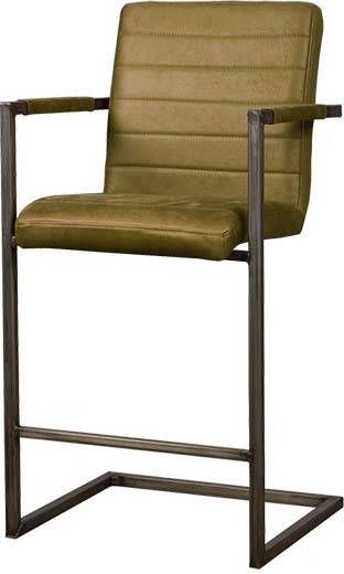 Towerliving Barstoel Rocca Bull groen