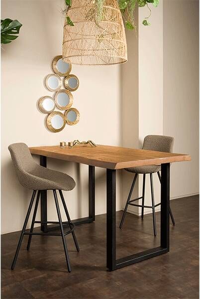 Towerliving Bartafel Ultimo hout 160x90 cm