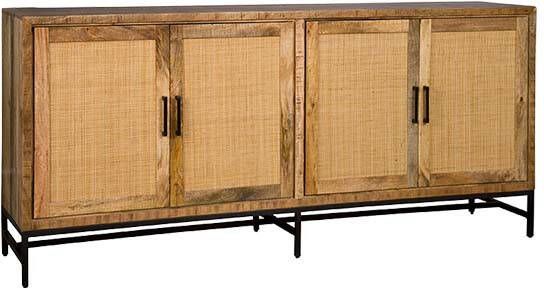 Towerliving Dressoir Carini naturel 4 deurs