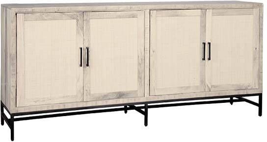 Towerliving Dressoir Carini wit 4 deurs