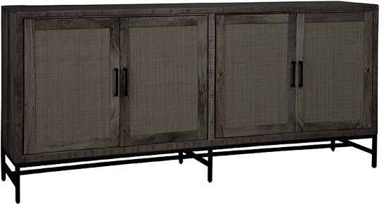 Towerliving Dressoir Carini zwart 4 deurs