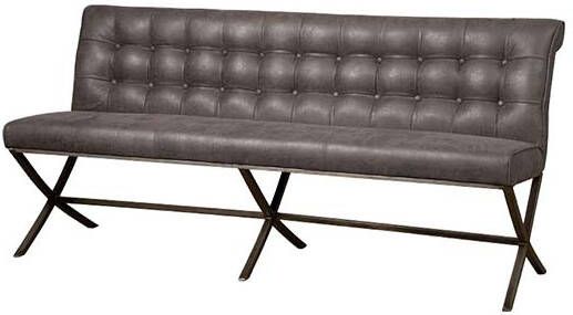 Towerliving Eetkamerbank Barcelona grijs 155 cm