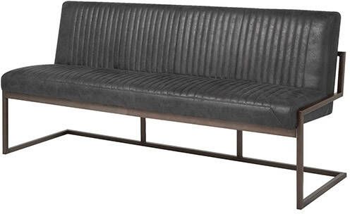 Towerliving Eetkamerbank Ferro antraciet 185 cm