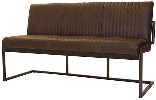 Towerliving Eetkamerbank Ferro donkerbruin 155 cm