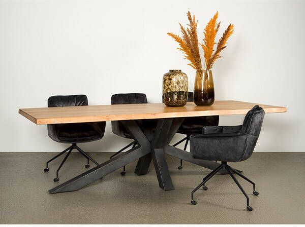 Towerliving Eettafel Sovana naturel 220x100 cm