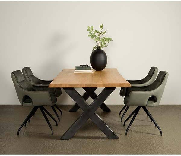 Towerliving Eettafel Xara naturel 240x100 cm