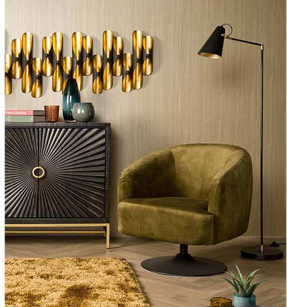 Towerliving Fauteuil Barga groen