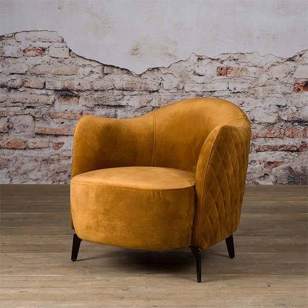 Towerliving Fauteuil Bondo goud