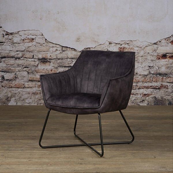 Towerliving Fauteuil Monte antraciet