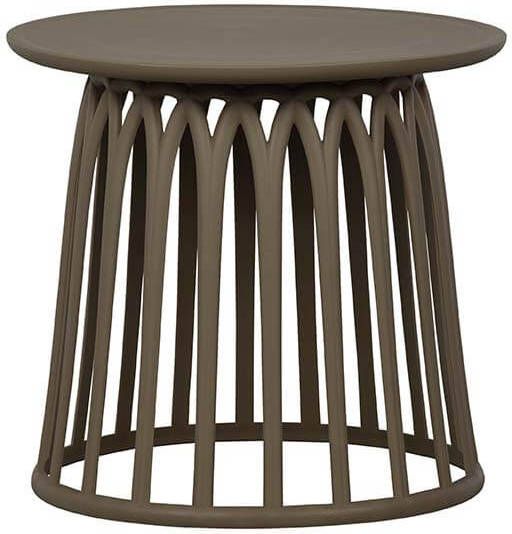 WOOOD Outdoor Bijzettafel 'Boy' kleur Groen, Ø50cm