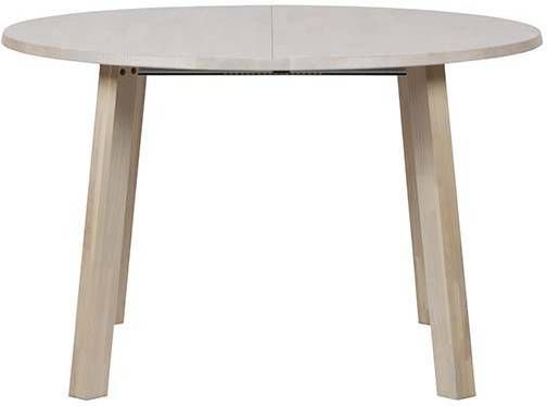 WOOOD Uitschuifbare Ronde Eettafel 'Lange Jan' Eiken, 120 x Eettafel Andros ovaal 220 x 120 cm | Accent meubelen