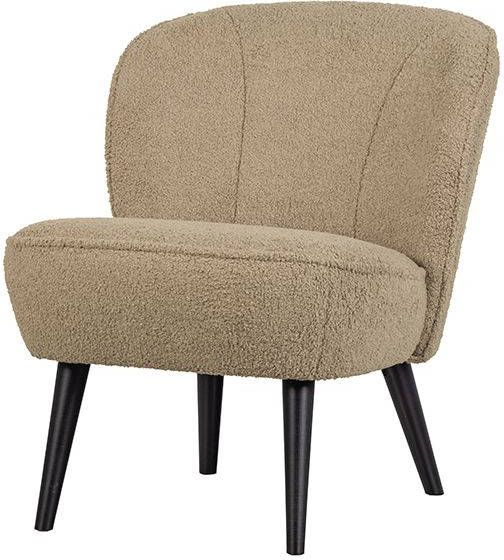 WOOOD Fauteuil 'Sara' Teddy, kleur Sand