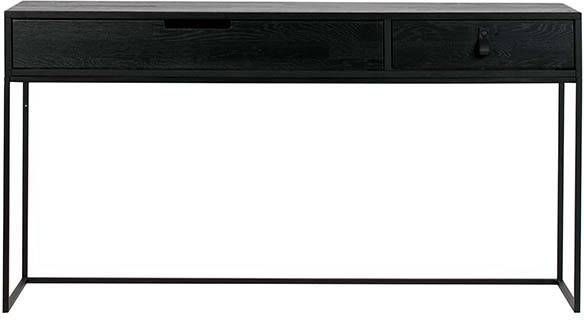 WOOOD Exclusive WOOOD Side table 'Silas' 140cm, kleur Zwart