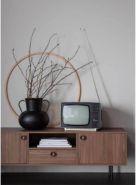 WOOOD Tv meubel Prato walnoot 145 cm