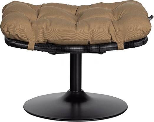WOOOD Outdoor Hocker 'Vive' Rattan, kleur Lichtbruin
