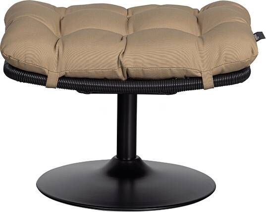 WOOOD Outdoor Hocker 'Vive' Rattan, kleur Zand