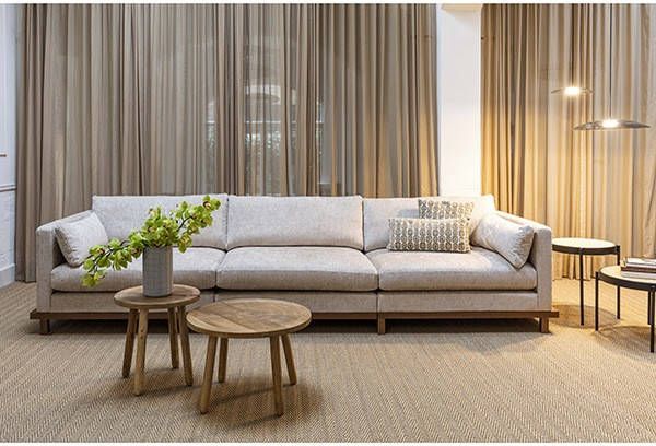 Zuiver Blossom 4, 5 zitsbank Sand