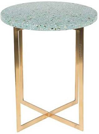 Zuiver Bijzettafel Luigi rond groen